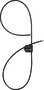 Steel cable 215/185 black